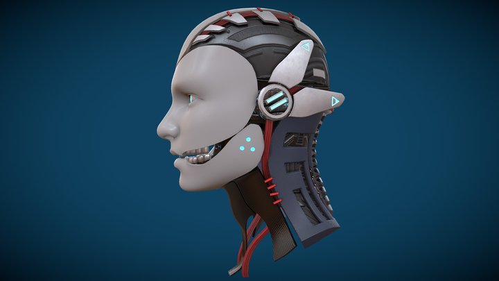 Robo_face 3D Model