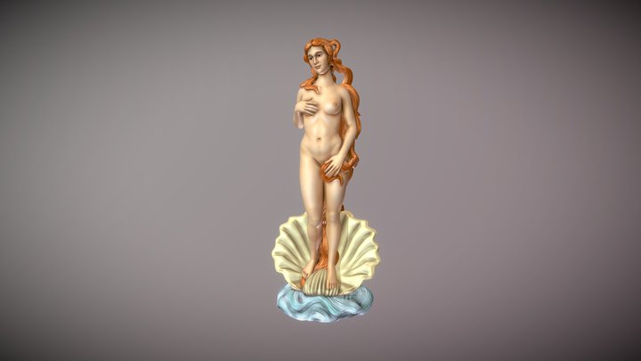 The Birth of Venus statue for 3D print 3D Model