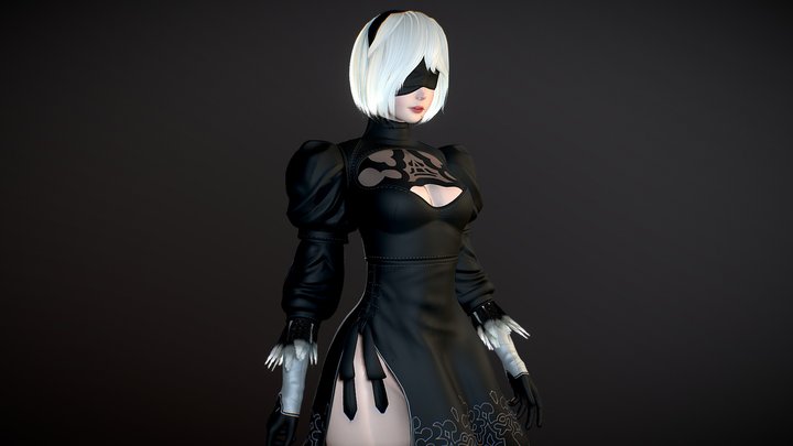 2B 3D Model