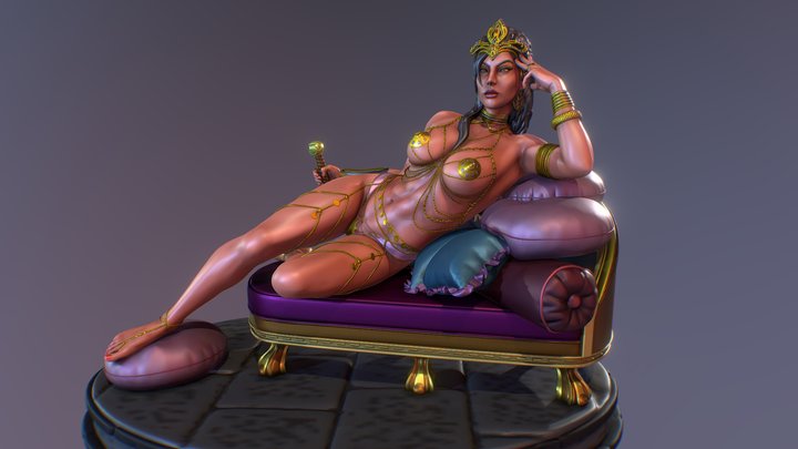 Dejah Thoris model for 3d print 3D Model