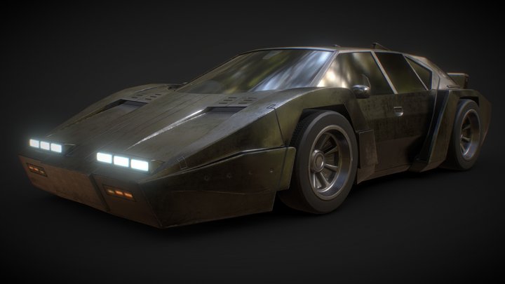 CAR 1 SCIFI (3Dpro) 3D Model