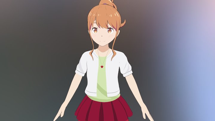 Jinno Megumi 3D Model