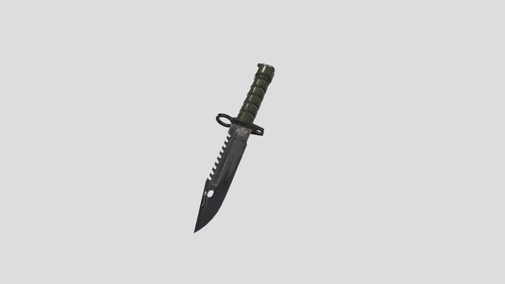 M9 bayonet standoff2 3D Model