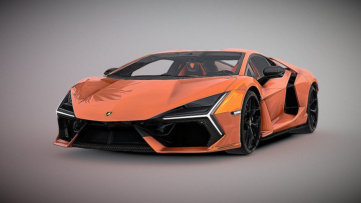 Lamborghini Revuelto [Free Realistic] 3D Model