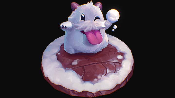 Poro League Diorama 3D Model