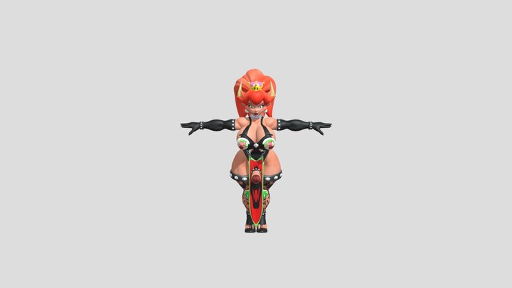 Bowsette 3D Model