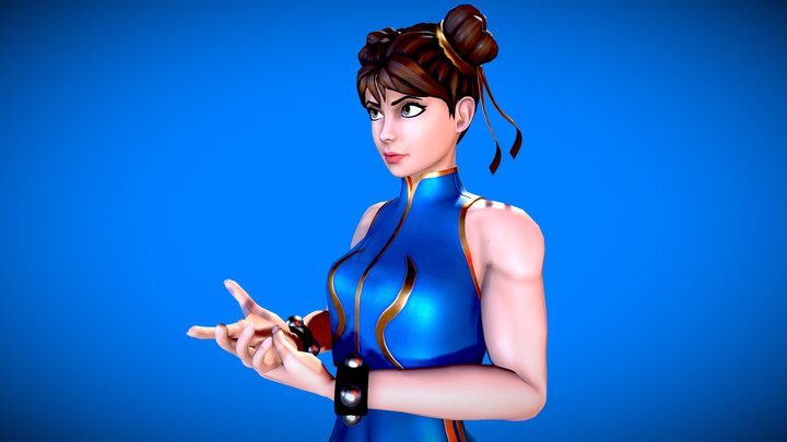 Chun-Li 3D Model